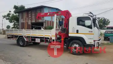 ขายรถบรรทุก6ล้อติดเครน5ตัน ISUZU 240 FTR
