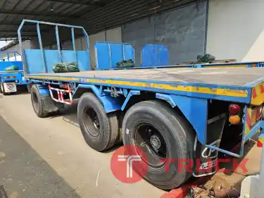 รถพ่วง24ล้อ กระบะพื้นเรียบ เครื่อง270แรงม้า สภาพพร้อมใช้งาน