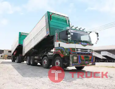 สิบสองล้อ ISUZU FYH 360 แรงม้า ปี55 หางดั้มพ์ ปี58