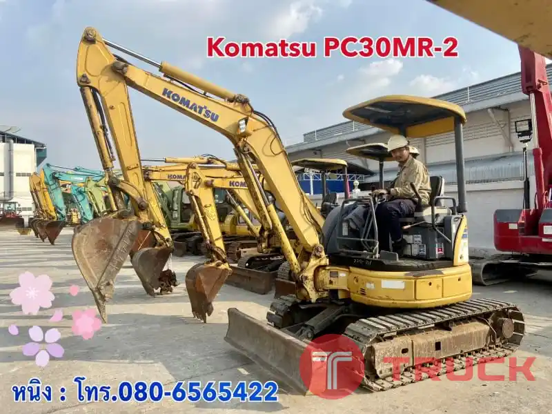 Komatsu PC30MR-2 ปี2004 นำเข้าจากญี่ปุ่น โทร. 080-6565422 (หนิง)