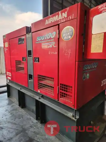 SDG100S - เครื่องปั่นไฟ แอร์แมน genset มือสอง ขนาด 80/100kva.by OEK 098-5625920