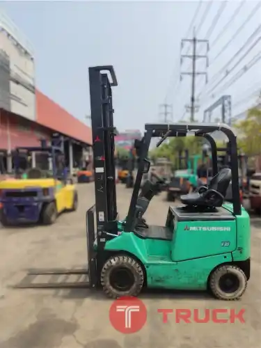ขายฟอร์คลิฟท์ MITSUBISHI รุ่น FB18PN-75B-450 รถไฟฟ้านั่งขับขนาด 1.8 ตัน เสายกสูง 4.5 เมตร ขายตามสภาพ รถสภาพดีนำเข้าจากญี่ปุ่น