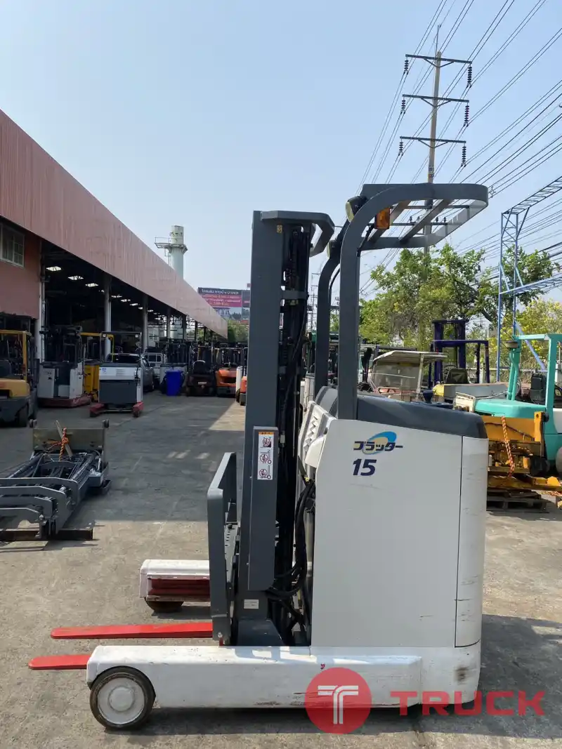 ขายฟอร์คลิฟท์ NICHIYU รุ่น FBRMW15-75B-470MCS ขนาด 1.5 ตัน เสายกสูง 4.7 เมตร เสา 3 ชัก รถมือสองสภาพดี นำเข้าตรงจากญี่ปุ่น
