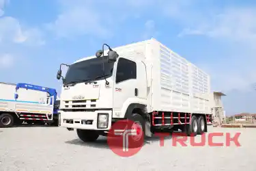 สิบล้อคอก ISUZU FVM 240 แรงม้า ปี57