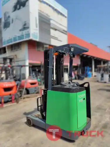 ขายฟอร์คลิฟท์ TOYOTA รุ่น 7FBR15 ขนาด 1.5 ตัน เสายกสูง 5 เมตร เสา 3 ชัก รถมือสองสภาพดี นำเข้าจากญี่ปุ่น ราคาไม่แพง