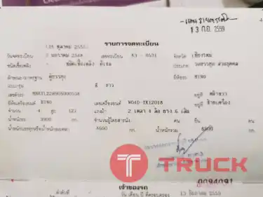 ขายรถบรรทุก HINO ตู้แห้ง WU 121 แรงม้า ปี 2005 ความยาวรถ 6.8 เมตร
