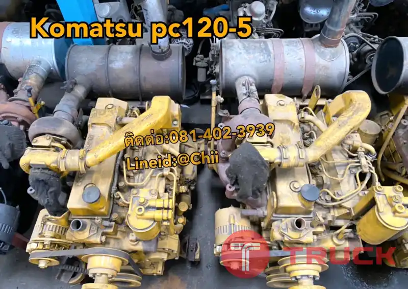 เครื่อง pc120-5 4d95 komatsu ขายอะไหล่แบคโฮ บางนา บางพลี