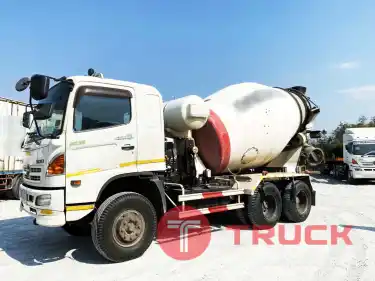 สิบล้อโม่ปูน HINO QDR 500 330 แรงม้าปี57