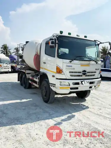 สิบล้อโม่ปูน HINO QDR 500 330 แรงม้าปี57