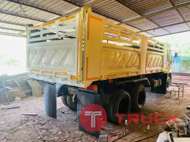 สิบล้อดั๊ม ISUZU FXZ 270 ปี 40 สภาพดี พร้อมใช้งาน