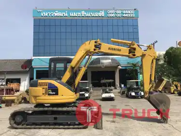 รถขุดมือสอง KOMATSU PC75UU-2 รถนำเข้าใช้แล้วจากญี่ปุ่น ไม่เคยใช้งานในไทย