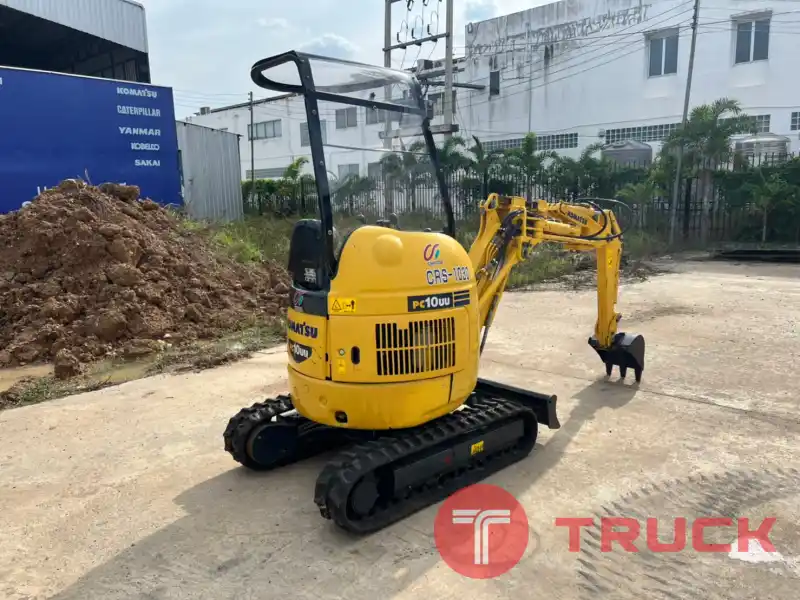 รถขุดดมือสอง KOMATSU PC10UU-5 ใช้แล้วนำเข้าจากญี่ปุ่น พร้อมทำงาน