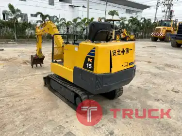 รถขุดมือสอง KOMATSU PC15 รถใช้งานมาน้อยนำเข้าจากญี่ปุ่น