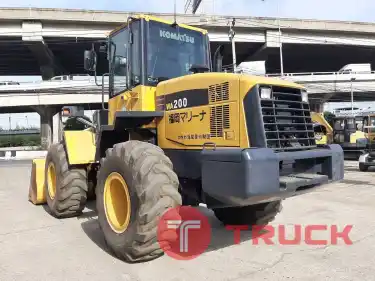 รถตักมือสอง KOMATSU WA200-6 รถใช้งานมาน้อยนำเข้าจากญี่ปุ่น ไม่เคยใช้งานในไทย
