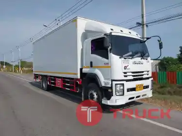 ขายรถ6ล้อตู้แห้งISUZU FTR240 เครื่อง240แรง ปี63 ตู้ยาว7.60 มีลิฟท์ท้าย