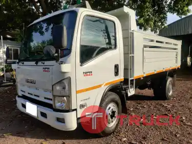ขายรถบรรทุก 6ล้อดัมพ์ ISUZU รุ่น NPR 150แรง สีขาว ปี57 สภาพสวยพร้อมใช้งาน