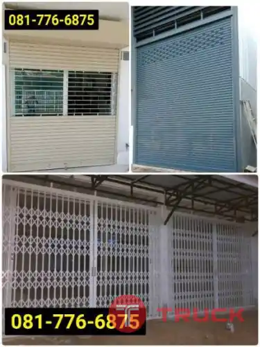 ประตูม้วนกาญจนาภิเษก บ้านกล้วย บางกรวย ประตูเหล็กม้วนมาลัยแมน บางปะอิน นวนคร