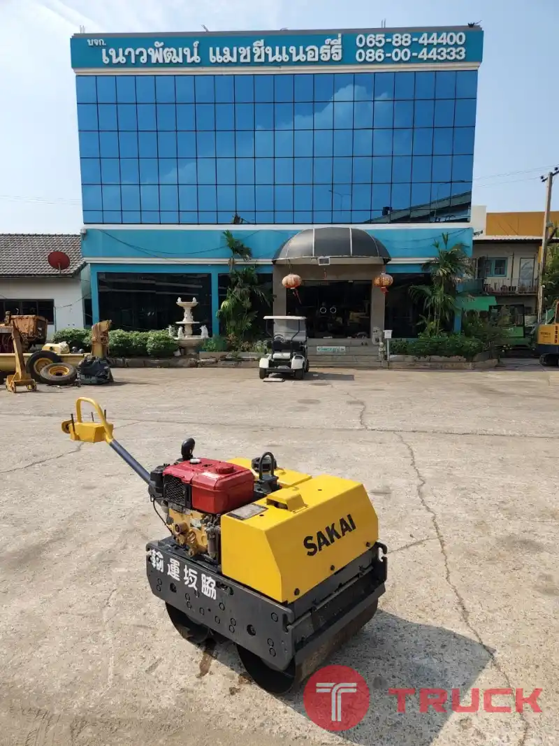 รถบดเดินตาม SAKAI นำเข้าจากญี่ปุ่น สภาพพร้อมใช้งาน โทร 089-0080077,089-0050007,086-0044333,065-8844400 www.sangenjp.com www.nmc99.com