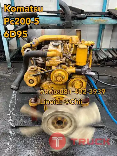 เครื่อง 6d95 pc200-5 komatsu ขายอะไหล่แบคโฮ บางนา บางพลี