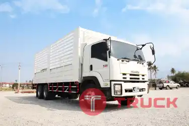 สิบล้อคอก ISUZU FVM 240 แรงม้า ปี 57