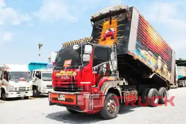 สิบล้อดั้มพเกษตร ISUZU GXZ 360 แรงม้า ปี58