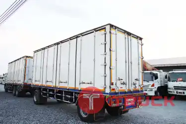 สิบล้อตู้สิบบาน พ่วงแม่ลูก HINO VICTOR 500 260 แรงม้า ปี62