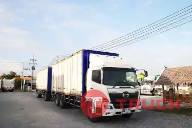 สิบล้อตู้สิบบาน พ่วงแม่ลูก HINO VICTOR 500 260 แรงม้า ปี62