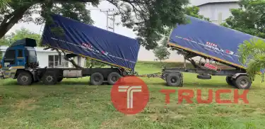 ขาย!! รถพ่วงดั้ม คอกเกษตร แม่+ลูก Isuzu