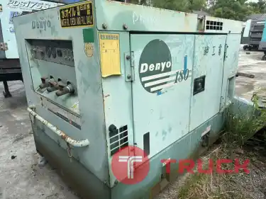 DIS180SB2 :เครื่องปั๊มลม Denyo มือสอง 7bar 180cfm. by OEK 098-5625920
