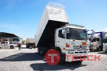 สิบล้อดั้มพ์ HINO QDR 500 344 แรงม้า ปี57
