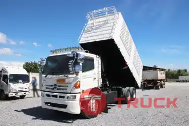 สิบล้อดั้มพ์ HINO QDR 500 344 แรงม้า ปี57