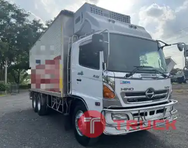 ขายรถบรรทุก 10ล้อ ฮีโน่ รุ่น FL8J ปี54 เครื่อง212แรง เพลาเดียว ตู้เย็น สภาพพร้อมใช้งาน
