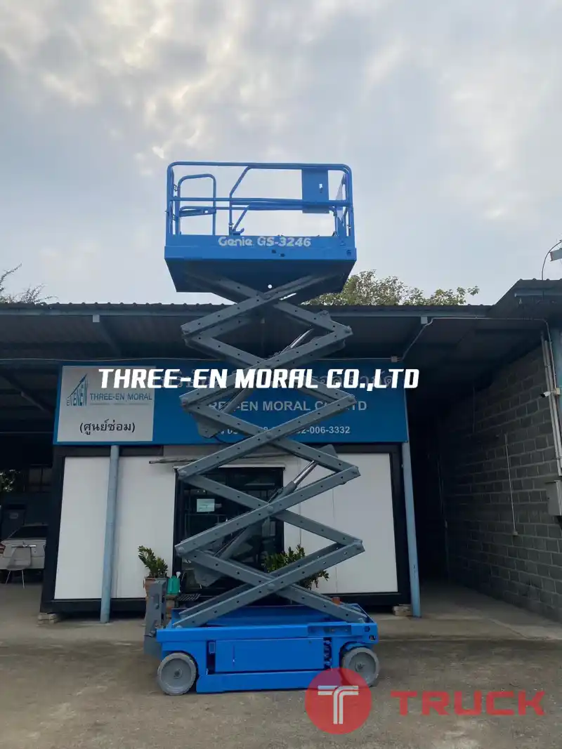 ขายรถกระเช้า Scissor Lift Genie GS-3246 (มือ2)