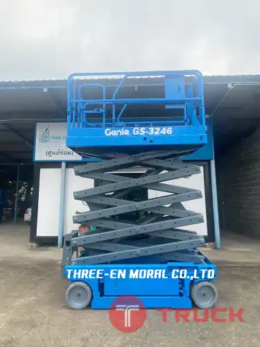 ขายรถกระเช้า Scissor Lift Genie GS-3246 (มือ2)