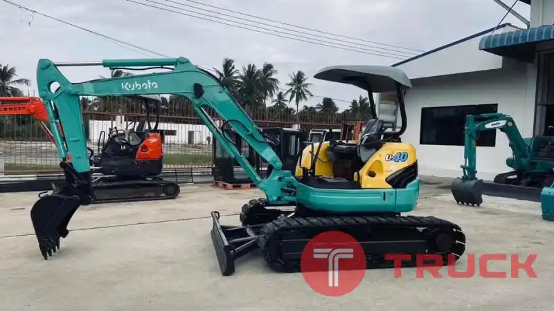 รถขุด Kubota U40-3 มือสองนำเข้าจากญี่ปุ่น ตรวจเช็คสภาพ พร้อมใช้งาน