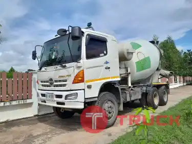 รถโม่ปูน 10ล้อ ฮีโน่ Mega 320แรงม้า ปั้มป์สาย โม่7คิว รถห้าง สวยเดิม พร้อมใช้ ราคาถูก