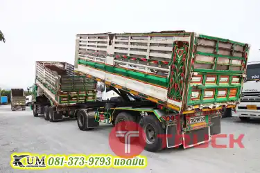 เขียวเหนี่ยวทรัพย์ พร้อมรับงานล่อง กับ HINO VICTOR 344 แรงม้า ปี 59 ดั้มพ์เกษตร ไม่เปลืองน้ำมัน บรรทุกได้ 29 ตัน อู่สหกิจ