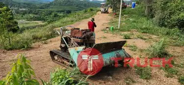 ขาย รถตัดหญ้าใบวาย แทรคตะขาบ เก่าญี่ปุ่น ดีเซล 3 สูบ ตัดบนเขา ที่แฉะ ที่มีหิน ตัดต้นหญ้าขนาดใหญ่ได้