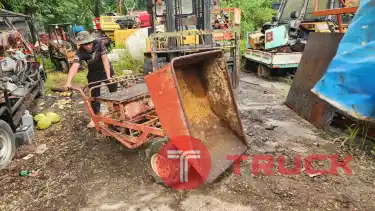 ขาย รถบรรทุก ดั๊มเปอร์ ล้อยาง เดินตาม เบนซิน 4จังหวะ 5แรง เก่าญี่ปุ่น ยกดั๊มมือ ใช้งานก่อสร้าง เกษตร