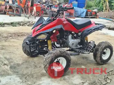 รถATV ไม่ทราบยี่ห้อ น่าจะของจีน ติดตู้ มือ2จากญี่ปุ่นมา เครื่องยนต์มอเตอร์ไซค์ เครื่องดี ระบบดี ช่วงล่างดี มีทรง ราคา 24,000 บาท โทร 094-7899445