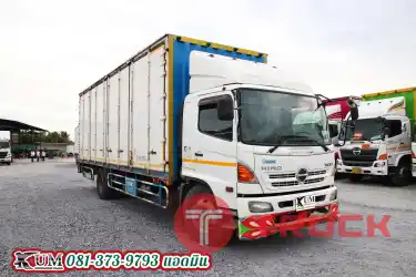 ลด 1 แสน หกล้อตู้สิบบาน HINO QDR 500 212 แรงม้า ปี57 พร้อมใช้งาน ราคาตามสภาพ