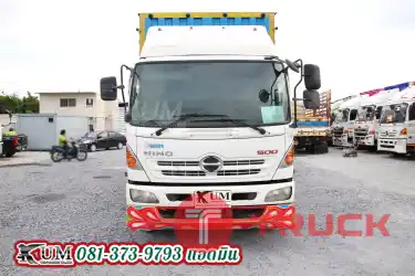 ลด 1 แสน หกล้อตู้สิบบาน HINO QDR 500 212 แรงม้า ปี57 พร้อมใช้งาน ราคาตามสภาพ