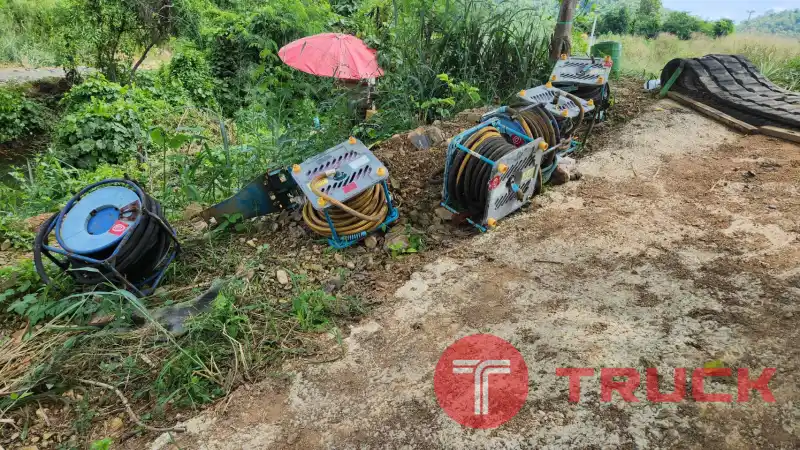 ขาย สายลม ท่อลม พร้อมโรลม้วน เก่านอก ขนาด 6 หุน ใช้กับเครื่องปั๊มลม ราคาเริ่มต้น 5,800 บาท