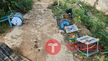 ขาย สายลม ท่อลม พร้อมโรลม้วน เก่านอก ขนาด 6 หุน ใช้กับเครื่องปั๊มลม ราคาเริ่มต้น 5,800 บาท
