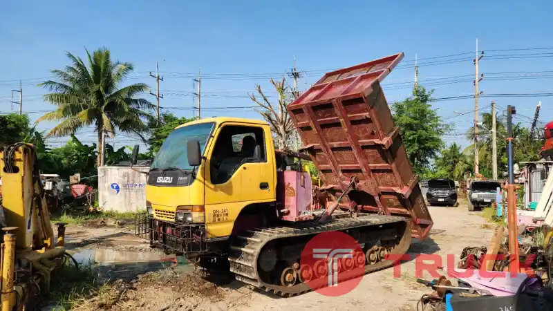 ขาย รถบรรทุกตะขาบ ดั๊มเปอร์ เครื่อง ISUZU ดีเซล 6 สูบ กระบะ 2x3.6 เมตร ทั้งคัน 5.8 ม. บรรทุก 6-8 ตัน