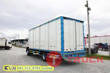 ตู้คันนี้ลด 1 แสน หกล้อตู้สิบบาน ISUZU FTR 240 แรงม้า ปี61 ทำสีตู้ใหม่ เป็นรุ่น 10 น็อต รีบจัดเลยพี่