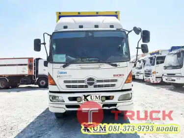 ลดล้างสต๊อก 6 ล้อตู้สิบบาน HINO QDR 500 212 แรงม้า ปี 55 ทำสีตู้ใหม่สวยๆ