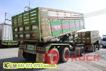 ลด 1 แสน สิบล้อดั้มพ์พ่วงแม่ลูก HINO VICTOR 500 344 แรงม้า ปี59 บรรทุกได้ถึง 29.3 ตัน