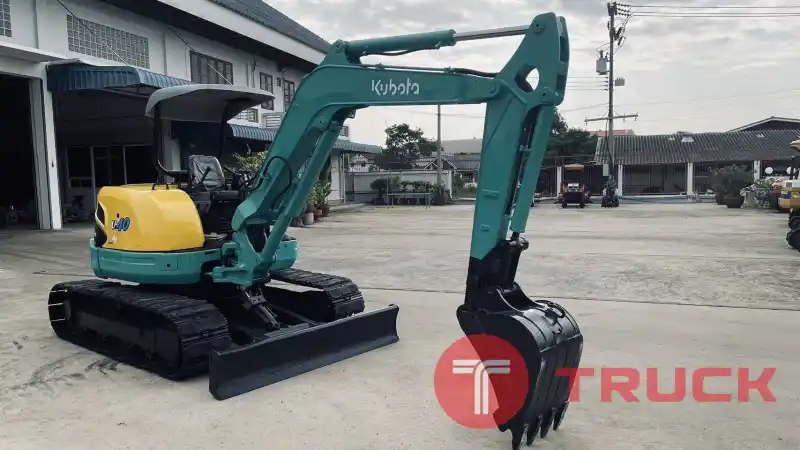 รถขุด Kubota U40-3 มือสองนำเข้าจากญี่ปุ่น ตรวจเช็คสภาพ พร้อมใช้งาน