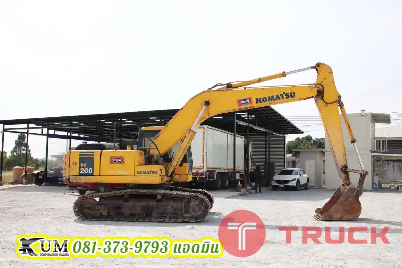 ถูกที่สุด รถแบ็คโฮ KOMATSU PC200-7 150 แรงม้า ปี48 พร้อมใช้งาน